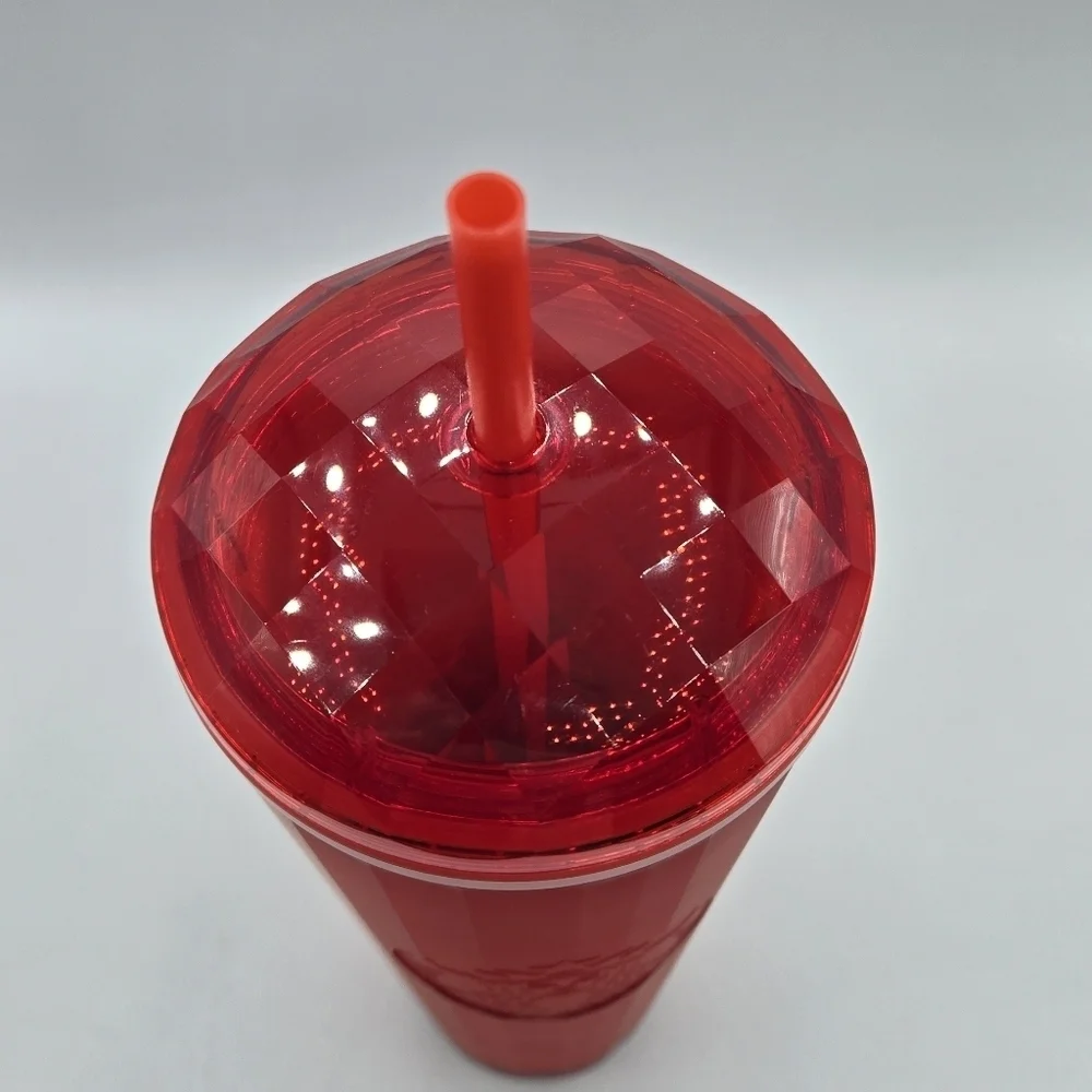 Starbucks Hearts Ombre Dome Kaleidoscope Tumbler Cold Cup 2022 Valentine's Day